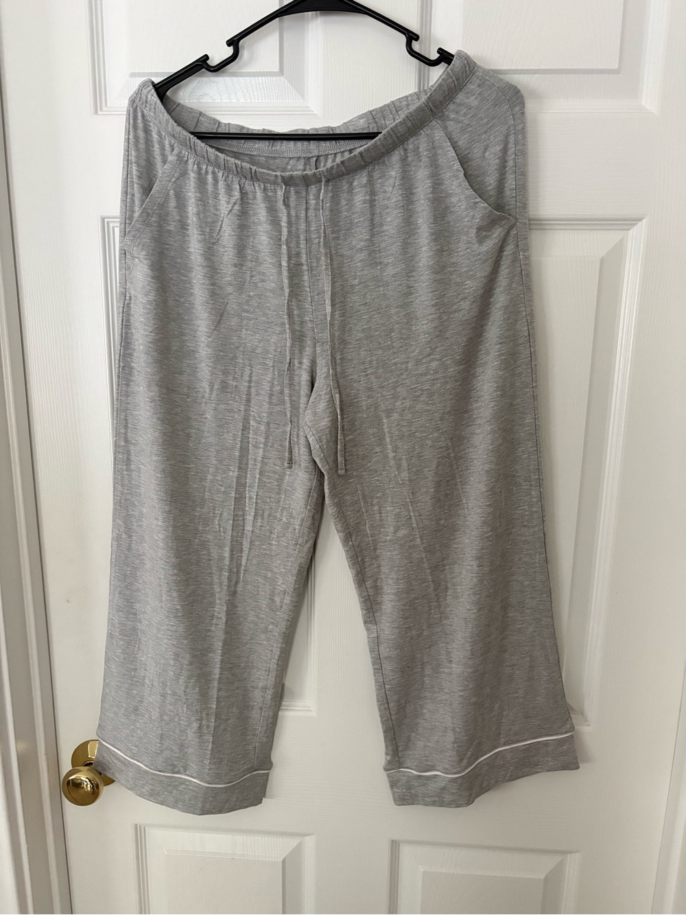 Auden Women's Grey Knit Lounge Pants -Size M /New/ Cloud Knit